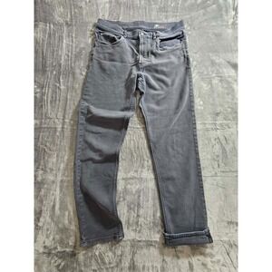 Faherty Men's Stretch Terry 5 Pocket Grey Pants Size 32x27 Tagged Size 33
